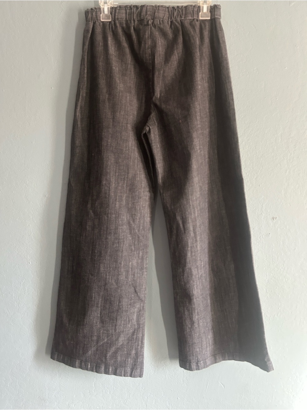 RELAXED Wide Leg Women's Pants in Gray